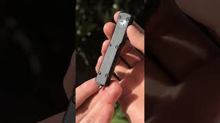 Microtech UTX-70 D/E | Black Tactical M390 and Aluminum #shortsfeed #shorts