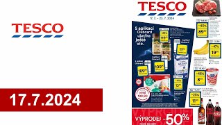 Tesco leták 17.7.2024 - akční leták