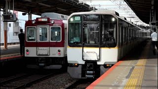 近鉄大阪線5820系DF52編成の回送列車　大和八木駅を通過