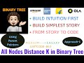 All Nodes Distance K in Binary Tree | Approach-1 | Leetcode-863 | AMAZON | Explanation ➕ Live Coding