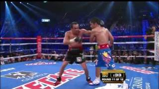 Round 11 highlights - Manny Pacquiao vs Juan Manuel Marquez III