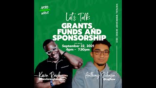 Virtual Workshop Series 2021 - Grants, Funds and Sponsorship