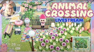 👑🐷 LIVESTREAM -  Animal Crossing [あつ森] Island Tour and the Hunt for Brewster 🌸