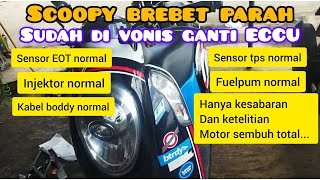 Scoopy FI brebet udah 2 bengkel pusing cari penyakit nyAa.... Apa nyong sing ke 3 BoLo.