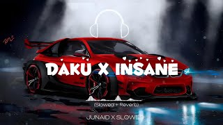 DAKU X Insane (slow and reverb 🎧) Full meshup song 2024 Sindhu mosawala and shubh ©® 7sbro