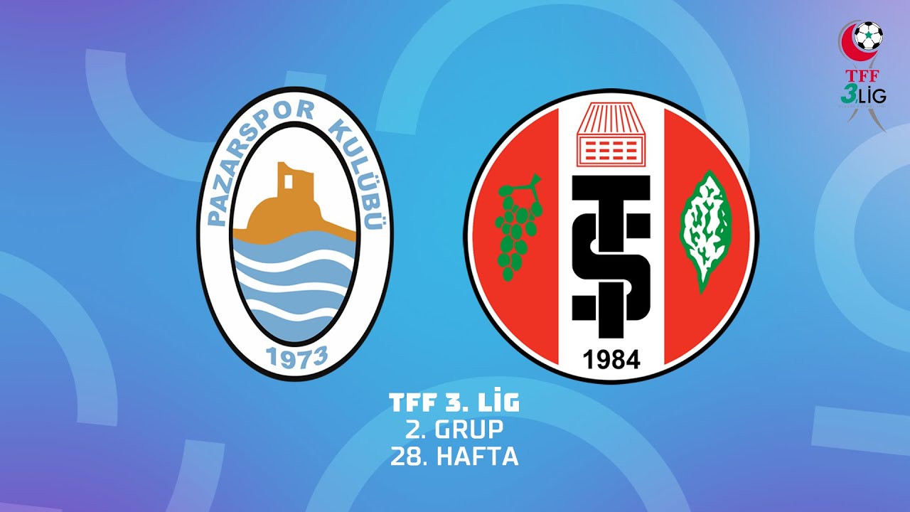 TFF 3. Lig 2. Grup | Pazarspor - Turgutluspor - YouTube