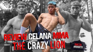 Celana MMA Hook x Rheza Arianto The Crazy Lion didesain khusus untuk petarung MMA Bebas Menendang