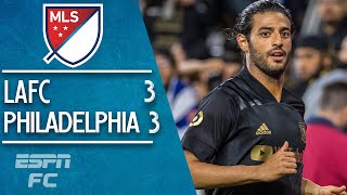 LAFC vs. Philadelphia: INSTANT CLASSIC! Carlos Vela, Diego Rossi score in 3-3 draw | MLS Highlights