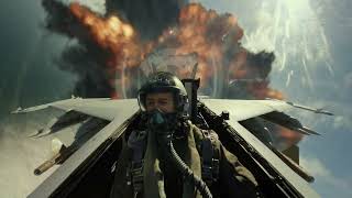 Сказочный воздушный бой F-14 и Су-57 из фильма Топ Ган 2: Мэверик :)
