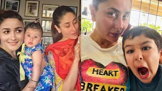 Alia Bhatt daughter Raha Kapoor after visiting kareena kapoor house!Now spotted at her mother house