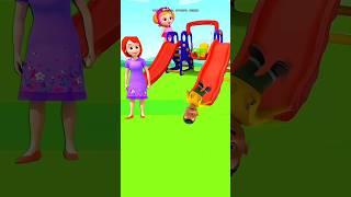 বাচ্চারা এভাবে স্লিপ কাটা উচিত না । Bangla cartoon Mojar golpo #shorts