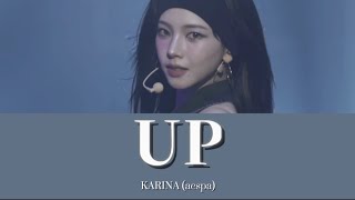 UP-KARINA (aespa)【日本語字幕/カナルビ】