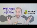 Mutable default arguments in Python