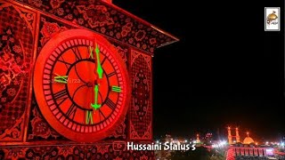Karbala flag changing labbaik ya hussain whatsapp status | imam Hussain roza flag changing ceremony