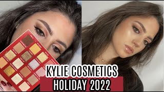 KYLIE COSMETICS HOLIDAY COLLECTION 2022 REVIEW + TUTORIAL