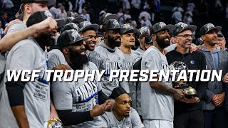 Mavs win the Western Conference! Full Trophy Presentation! Luka Doncic WCF MVP!