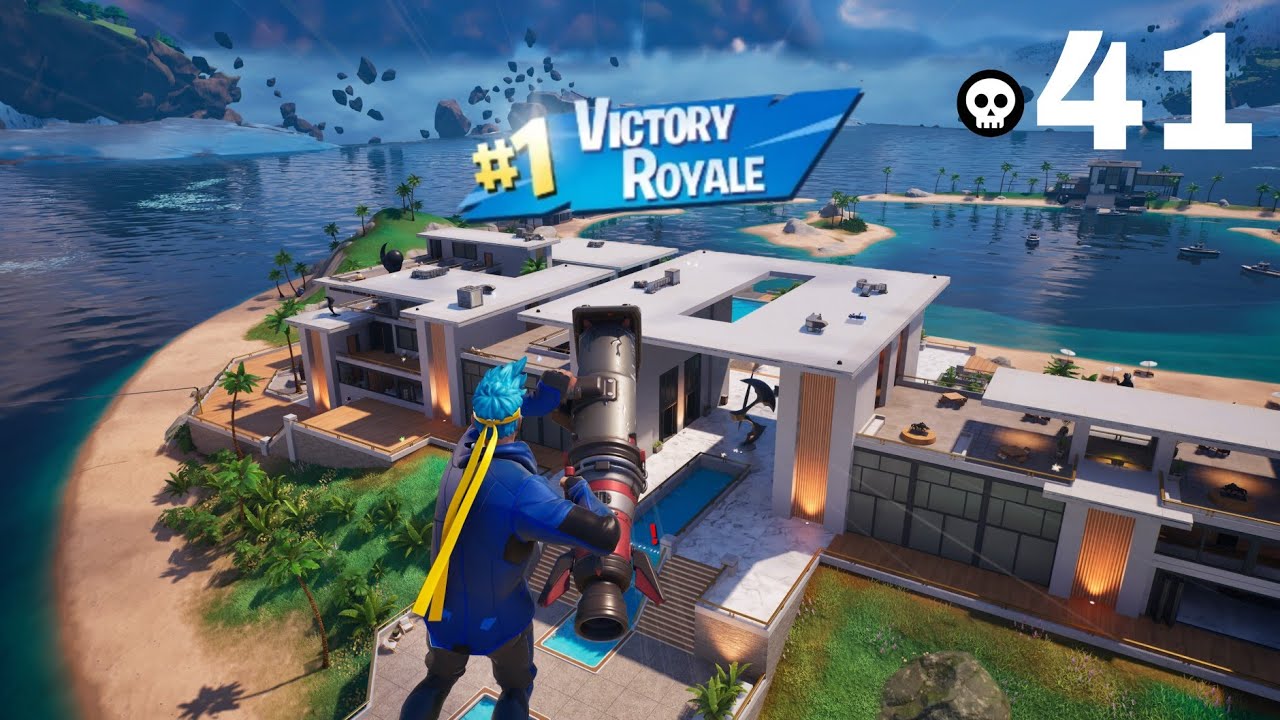 41 Elimination Solo Vs Squads Win Zero Build Full Gameplay Fortnite