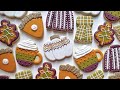 Cozy Fall Decorated Cookies ~ Satisfying Cookie Decorating