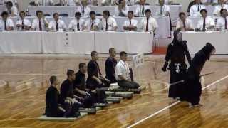 九州学院　悲願の優勝　残り7秒で逆転　インターハイ剣道2013