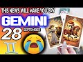 Gemini ♊🔞THIS NEWS WILL MAKE YOU CRY😭🆘 horoscope for today SEPTEMBER 28 2024 ♊ #gemini tarot