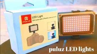 puluz LED lights 104 Leds with 2 panels unboxing |ZHD unbox channel