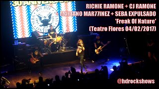 Richie Ramone + CJ Ramone 'Freak Of Nature' (Teatro Flores, 04/02/2017) Buenos Aires, Argentina