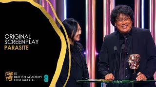 Parasite Wins Original Screenplay | EE BAFTA Film Awards 2020