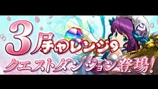 パズドラ　3月のクエスト　チャレンジ9 パパの下手くそパズル