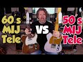 Fender 50s & 60s JV Modified Telecaster vs My Baja MIM Telecaster