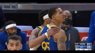 Stephen Curry Calms Down Damian Lee After He Fights Jamychal Green