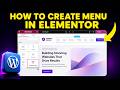 How to Create Menu in Elementor (FAST & EASY)