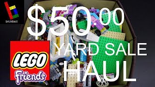 SPENT $50 ON LEGO FRIENDS AT A YARD SALE...let me explain