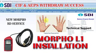 SBI Kiosk New Update ! Morpho L1 Rd service kaise install kar ! 100% Solution Rd service