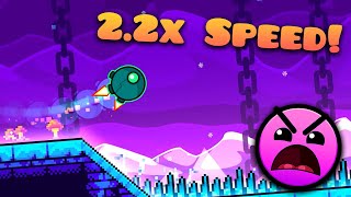 I *BEAT* Dash at 2.2x Speed // Geometry Dash 2.2