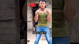 India 🇮🇳 vs China 🇨🇳 strong man challenge #viral #shorts #trending #india #china