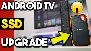 🔴ANDROID TV SSD DRIVE UPGRADE (INSANE SPEED)