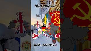 Has Your Country Ever Been A Regional Army Superpower? #real #geography #mapping #shorts #fyp