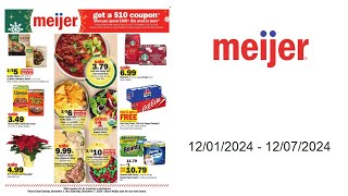 Meijer Weekly Ad  - 12/01/2024 - 12/07/2024