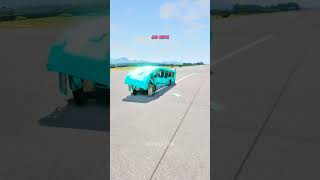 Speed vs impact:Witness the stunningly realistic bus damage simulation at various speed#beamngdrive