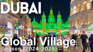 DUBAI GLOBAL VILLAGE |4K| Dubai Global Village Walking Tour 2024-2025 🇦🇪