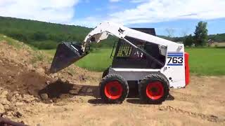 1998 Bobcat 763 Rubber Tire Skid Steer Loader For Sale Only 1700 Hours Nice