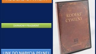 KODEKS CYWILNY AUDIO - DO SŁUCHANIA (Audiobook, MP3)