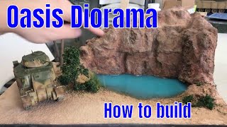 Realistic Desert Oasis Diorama complete step by step building instructions