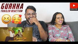 Gurkha Trailer Reaction | Malaysian Indian Couple | Yogi Babu | Anandraj | Elyssa Erhardt