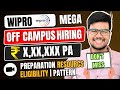 FINALLY Wipro Mega Hiring for Freshers| Biggest Mass Hiring | Apply Now🔥