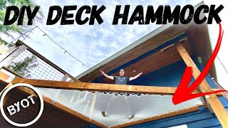 DIY DECK HAMMOCK // LOFT NET