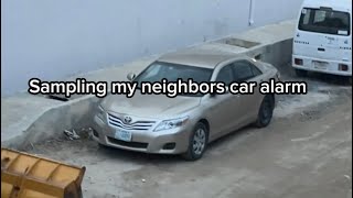 SAMPLING MY NEIGHBORS CAR ALARM (FULL INSTRUMENTAL)