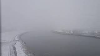 JR東日本埼京線、雪の中を走る。Japan Railway East Saikyo Line driving in the snow