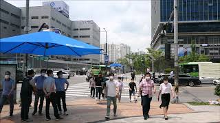 Walking around Gasan Digital Complex station Office area, SEOUL | 서울 가산디지털단지역 업무지역 거리 걷기