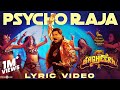 Bagheera | Psycho Raja Lyric Video | Prabhu Deva | Amyra Dastur | Adhik Ravichandran | Ganesan S